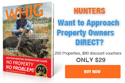 Western Hunting Information Guide allows you to approach property owners direct